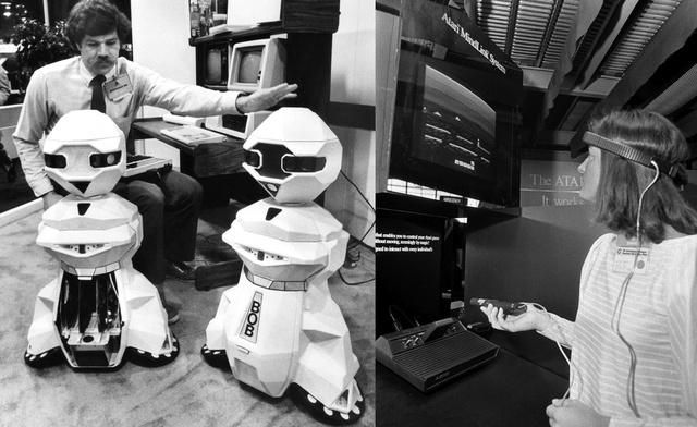 BOB (Brains on Board), az 1983-as személyi robotasszisztens, illetve az Atari Mind Link nevű játéka 1984-ből BOB (Brains on Board), az 1983-as személyi robotasszisztens, illetve az Atari Mind Link nevű játéka 1984-ből