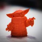3D nyomtatással készült Baby Yoda